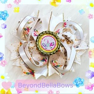Unicorn 🦄 Bow Hair Clip